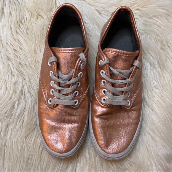 VANS rose gold metallic sneakers - Picture 2 of 14